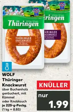 Kaufland WOLF Thüringer Knackwurst Angebot