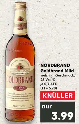 Kaufland NORDBRAND Goldbrand Mild Angebot