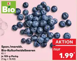 Kaufland Span./marokk. Bio-Kulturheidelbeeren Angebot