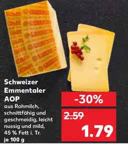 Kaufland Schweizer Emmentaler AOP Angebot