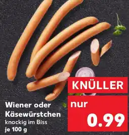 Kaufland Wiener oder Käsewürstchen Angebot