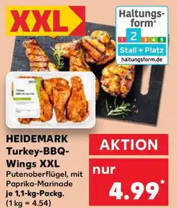 Kaufland HEIDEMARK Turkey-BBQ- Wings XXL Angebot