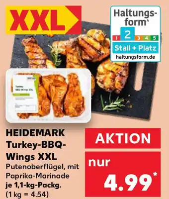 Kaufland HEIDEMARK Turkey-BBQ- Wings XXL Angebot