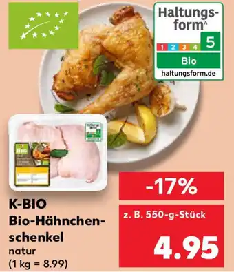 Kaufland K-BIO Bio-Hähnchen- schenkel Angebot