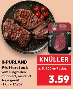 Kaufland K-PURLAND Pfeffersteak Angebot