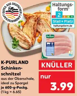 Kaufland K-PURLAND Schinken- schnitzel Angebot