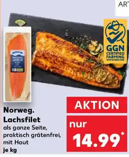 Kaufland Norweg. Lachsfilet Angebot