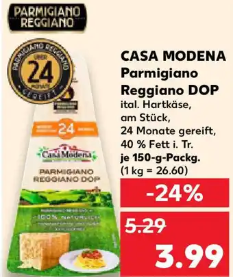 Kaufland CASA MODENA Parmigiano Reggiano DOP Angebot