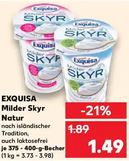 Kaufland EXQUISA Milder Skyr Natur Angebot