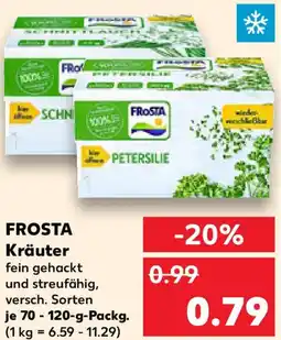 Kaufland FROSTA Kräuter Angebot
