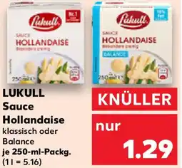 Kaufland LUKULL Sauce Hollandaise Angebot