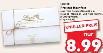 Kaufland LINDT Pralinés Hochfein Angebot