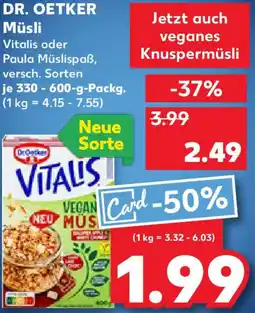 Kaufland DR. OETKER Müsli Angebot