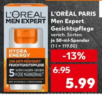 Kaufland L'ORÉAL Men Expert Gesichtspflege Angebot