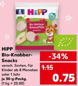 Kaufland HIPP Bio Knabber-Snacks Angebot