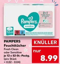 Kaufland PAMPERS Feuchttücher Angebot