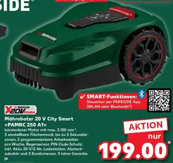 Kaufland PARKSIDE Mähroboter 20 V City Smart PAMRC 250 A1 Angebot