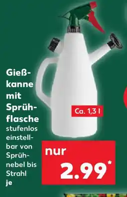 Kaufland Gieß- kanne mit Sprüh- flasche Angebot