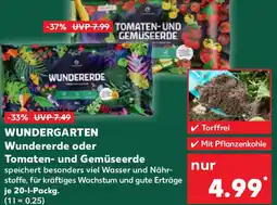 Kaufland WUNDERGARTEN Wundererde oder Tomaten- und Gemüseerde Angebot