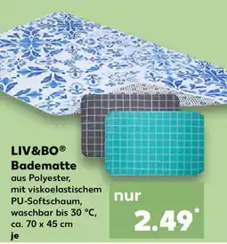 Kaufland LIV&BO Badematte Angebot