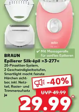 Kaufland BRAUN Epilierer Silk-épil 3-277 Angebot