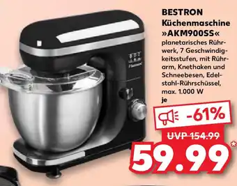 Kaufland BESTRON Küchenmaschine AKM900SS Angebot
