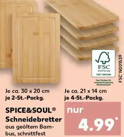 Kaufland SPICE&SOUL Schneidebretter Angebot