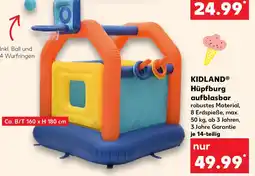 Kaufland KIDLAND Hüpfburg aufblasbar Angebot