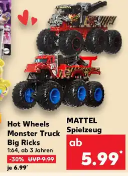Kaufland Hot Wheels Monster Truck Big Ricks Angebot