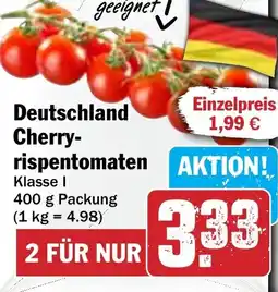 Hit Deutschland Cherry- rispentomaten Angebot