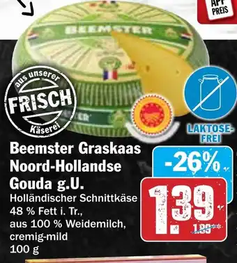Hit Beemster Graskaas Noord-Hollandse Gouda g.U. Angebot