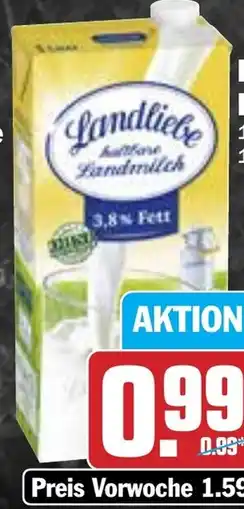 Hit Landliebe H-Landmilch Angebot
