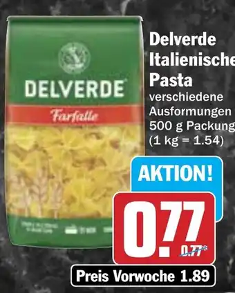 Hit Delverde Italienische Pasta Angebot