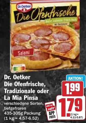 Hit Dr Oetker Die Ofenfrische, Tradizionale oder La Mia Pinsa Angebot