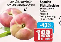 Hit Spanien Plattpfirsiche Angebot