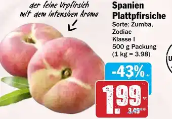 Hit Spanien Plattpfirsiche Angebot