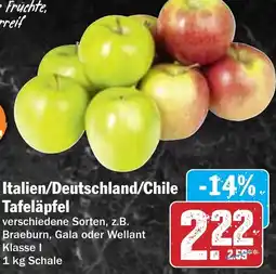 Hit Italien/Deutschland/Chile - Tafeläpfel Angebot