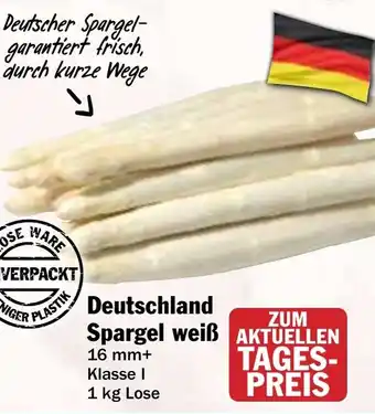 Hit Deutschland Spargel weiß Angebot