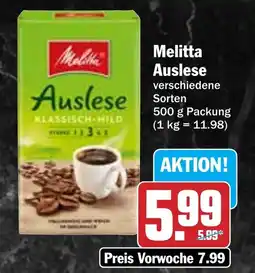 Hit Melitta Auslese Angebot