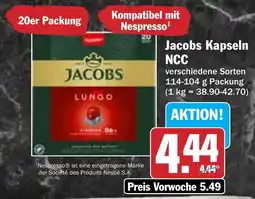 Hit Jacobs Kapseln NCC Angebot