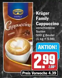 Hit Krüger Family Cappuccino Angebot