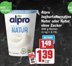 Hit Alpro Joghurtalternative Natur oder Natur ohne Zucker Angebot