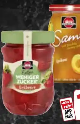 Hit Schwartau Extra, Samt oder Weniger Zucker Angebot