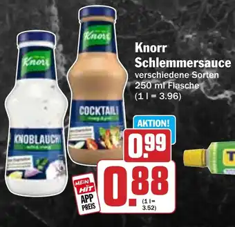 Hit Knorr Schlemmersauce Angebot