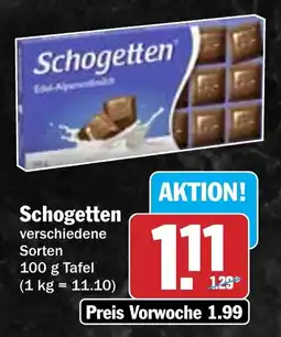 Hit Schogetten Angebot