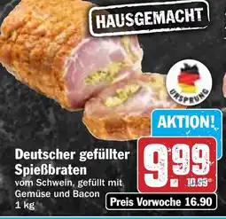 Hit Deutscher gefüllter Spießbraten Angebot