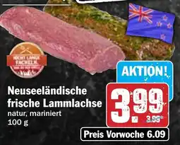 Hit Neuseeländische frische Lammlachse Angebot