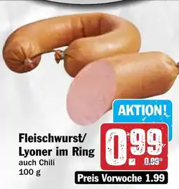 Hit Fleischwurst/ Lyoner im Ring Angebot