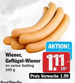 Hit Wiener, Geflügel-Wiener Angebot