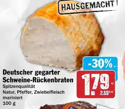 Hit Deutscher gegarter Schweine-Rückenbraten Angebot